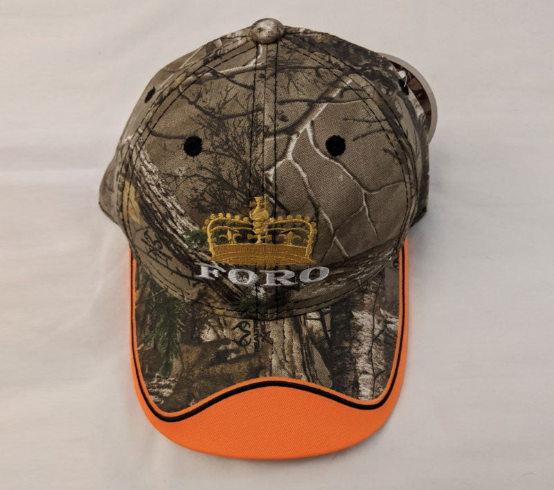 Foro Polyester/Polycotton Camouflage Constructed Contour Cap